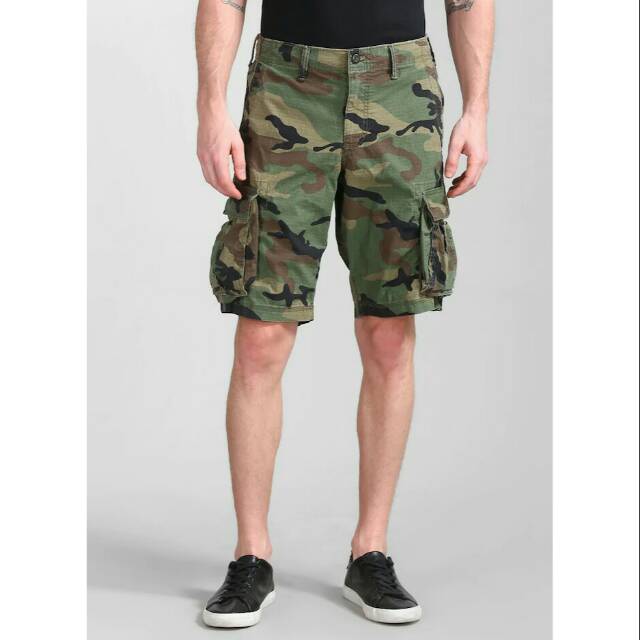 SIZE 32 -  Celana Pendek Cargo / Celana Cargo Pria / Celana Cargo Cowok GAP Stretch Cargo Camo Short