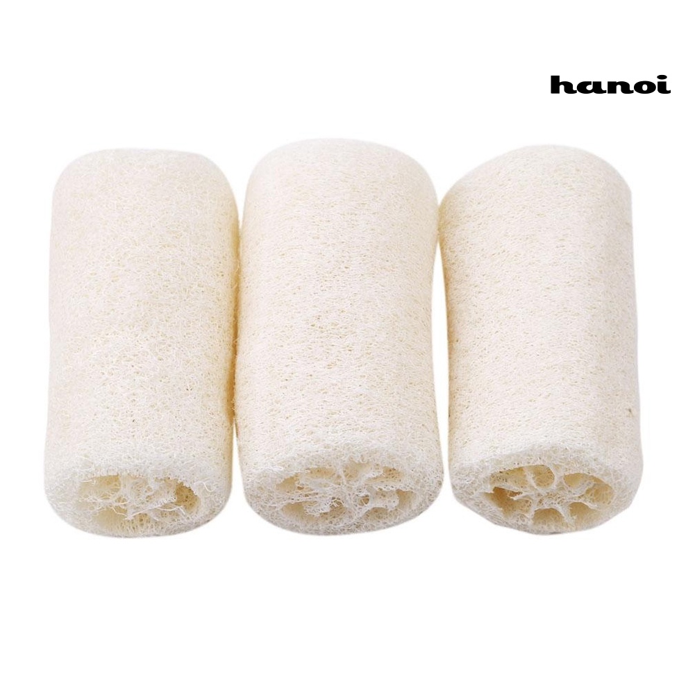 HQTM_Natural Loofah Gourd Sponge Bath Rub Dishes Cleaning Exfoliating Scrubber Tool