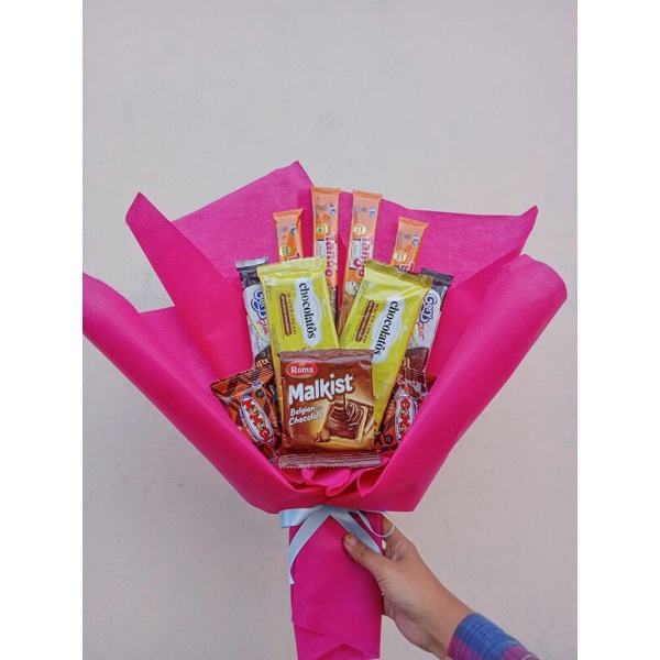 

BUKET SNACK BOUQET WISUDA BUCKET KADO ULANG TAHUN