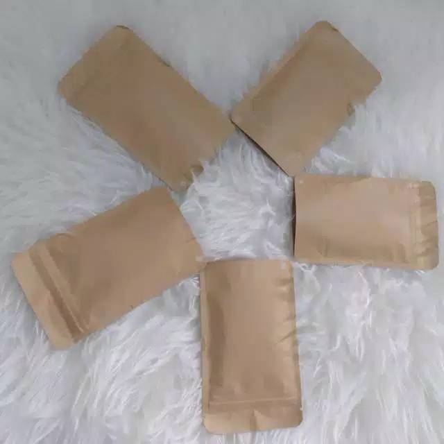 MASKER ORGANIK 50 Gram KEMASAN POUCH KERTAS COKLAT ZIPLOCK