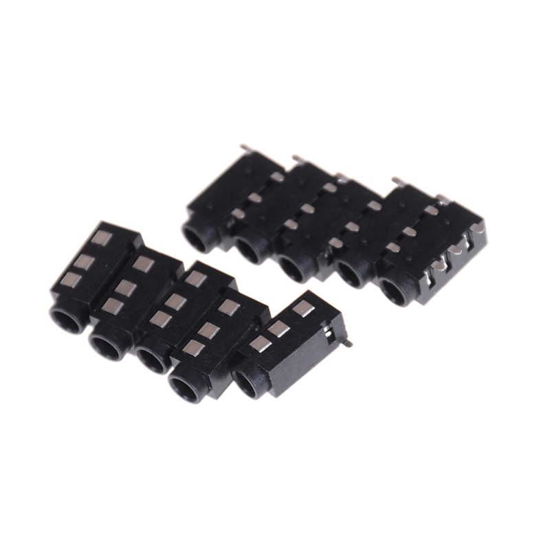 10pcs PJ-320D 4 Pin SMD 3.5mm Female Konektor Jack Headphone PCB