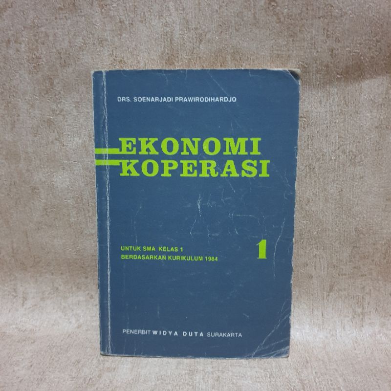 Buku Ekonomi Koperasi - Soenarjadi P - Original