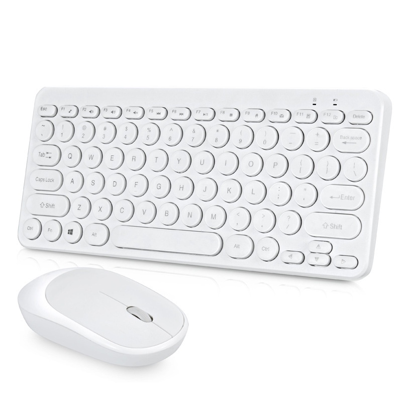 Keyboard Mouse Multimedia Slim Wireless 2.4Ghz