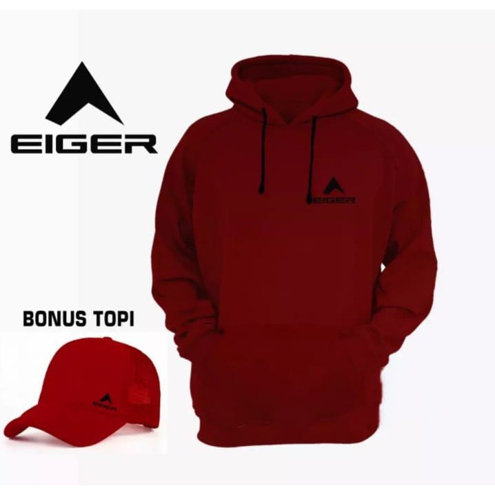 BONUS TOPI..!!! Sweater Hoodie Terkeren 01 Logo Premium Text Hitam