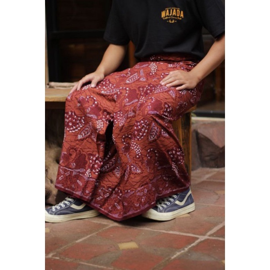 SARUNG BATIK SEMI TULIS ORIGINAL KAIN KATUN CANDIMEKAR HALUS