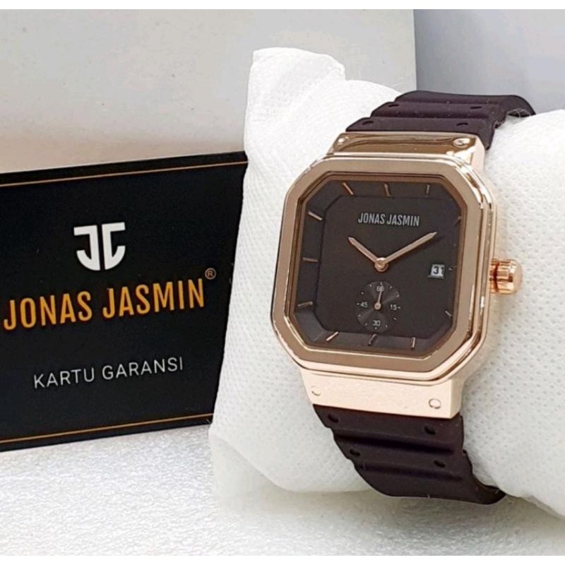 Jam Tangan JJ Kasual Rubber Tgl Aktif