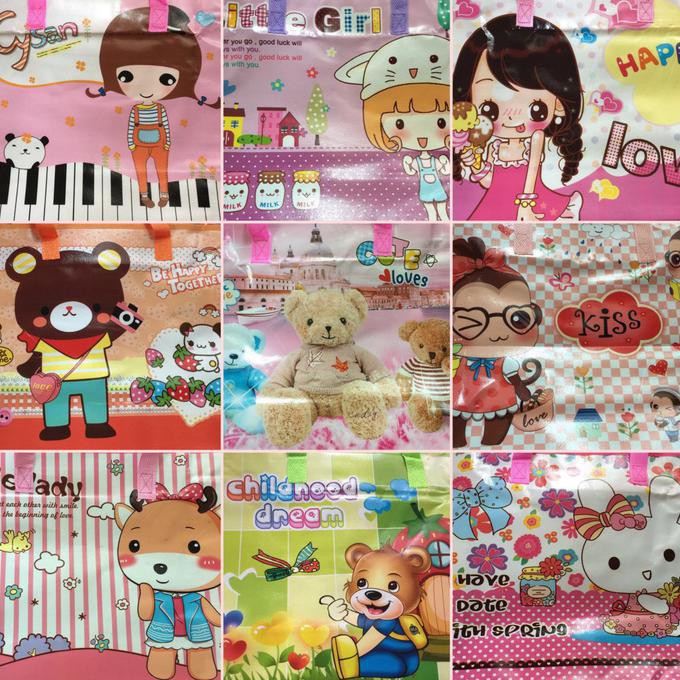 

Gaya Tas Karung Plastik (45*15*33 Cm) Goodie Bag Bergaransi