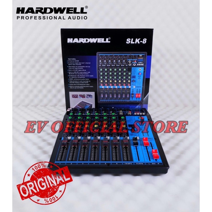 Mixer Audio Hardwell 8 Channel SLK 8 Original
