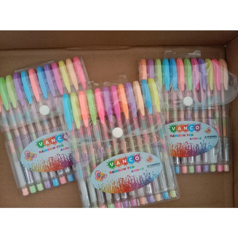 

Rainbow Pen / Bolpoint Warna-Warni