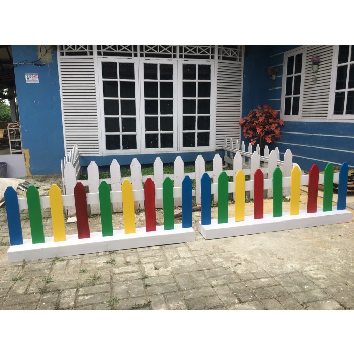 Pagar Pager Pembatas Tempat Bermain Anak Tk Dirumah Warna Warni Termurah