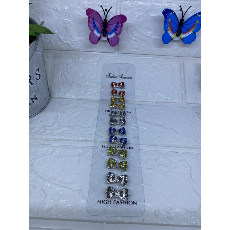 BROS DAGU isi 12pcs BROS IMUT BROS CANTIK BROS MINI BROS FULL MATA WARNA-Pita dasi W jn