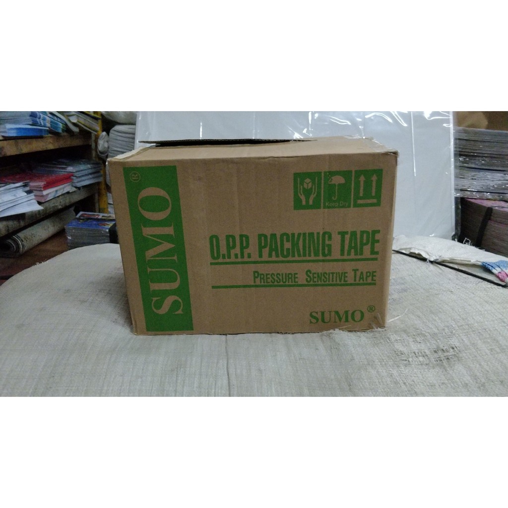 Lakban / Isolasi Bening OPP SUMO TAPE HIJAU 2 inch x 100 yard (48 mm)