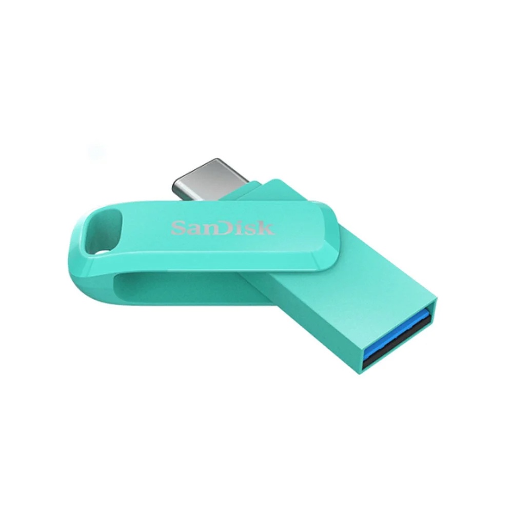 Flashdisk OTG Type C 64GB SanDisk Dual Drive SDDDC3 GREEN - Garansi Resmi 5 Tahun