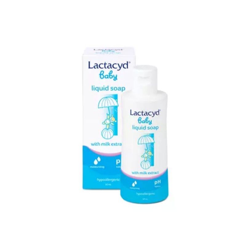 Lactacyd Baby Wash 60 ML / Sabun Bayi Melindungi dari Iritasi Kemasan baru