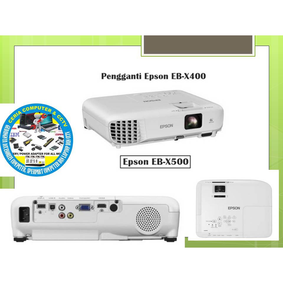 PROJEKTOR PROYEKTOR EPSON EBX500 BARU MURAH PROMO