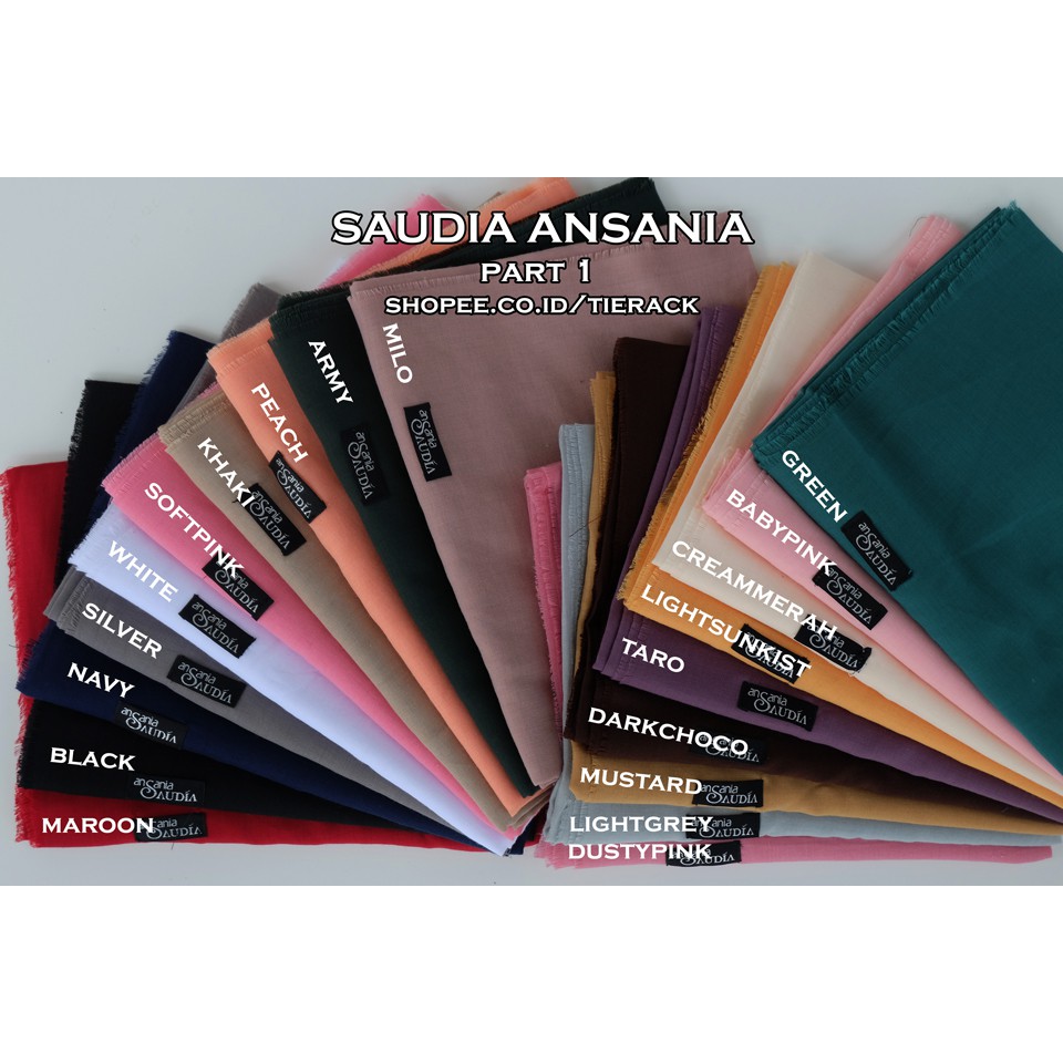 Warna Jilbab Saudia Ansania