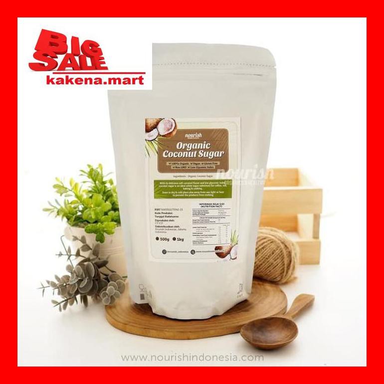 

Kak8Vitxd Nourish Indonesia, Organic Coconut Sugar 500Gr S50K50A