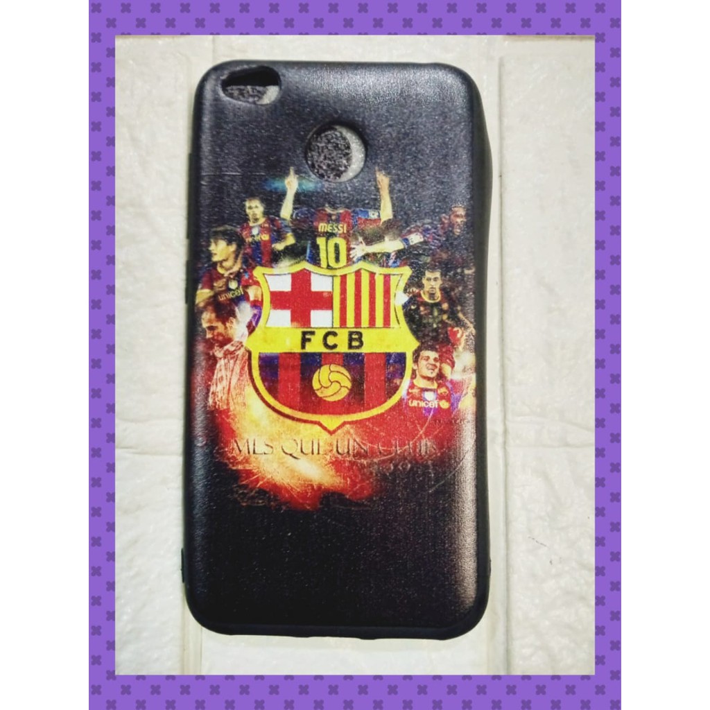 CASE XIOMI REDMI 4X  MOTIF BOLA FCB, Superbia, Robot, Spiderman