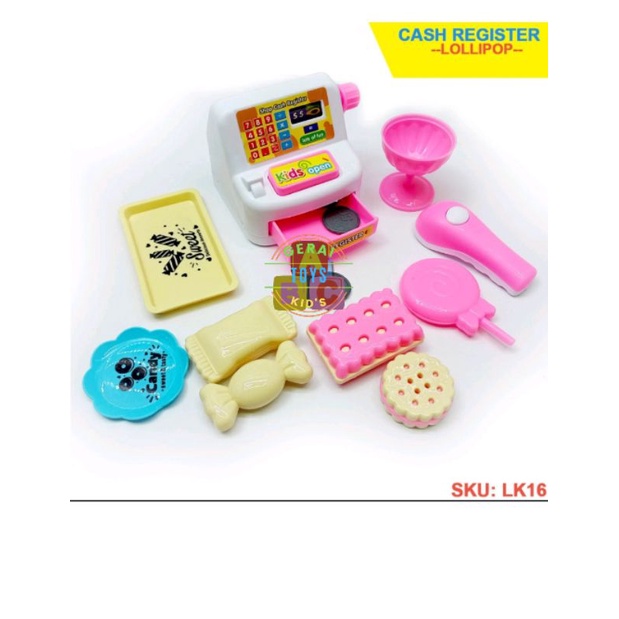 MAINAN KASIR MINI DENGAN UANG KOIN