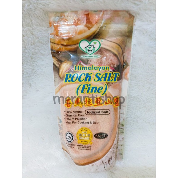 

HIMALAYAN ROCK SALT ( FINE ) / GARAM BATU IMPORT 500GRAM / Garam MALAYSIA 500G