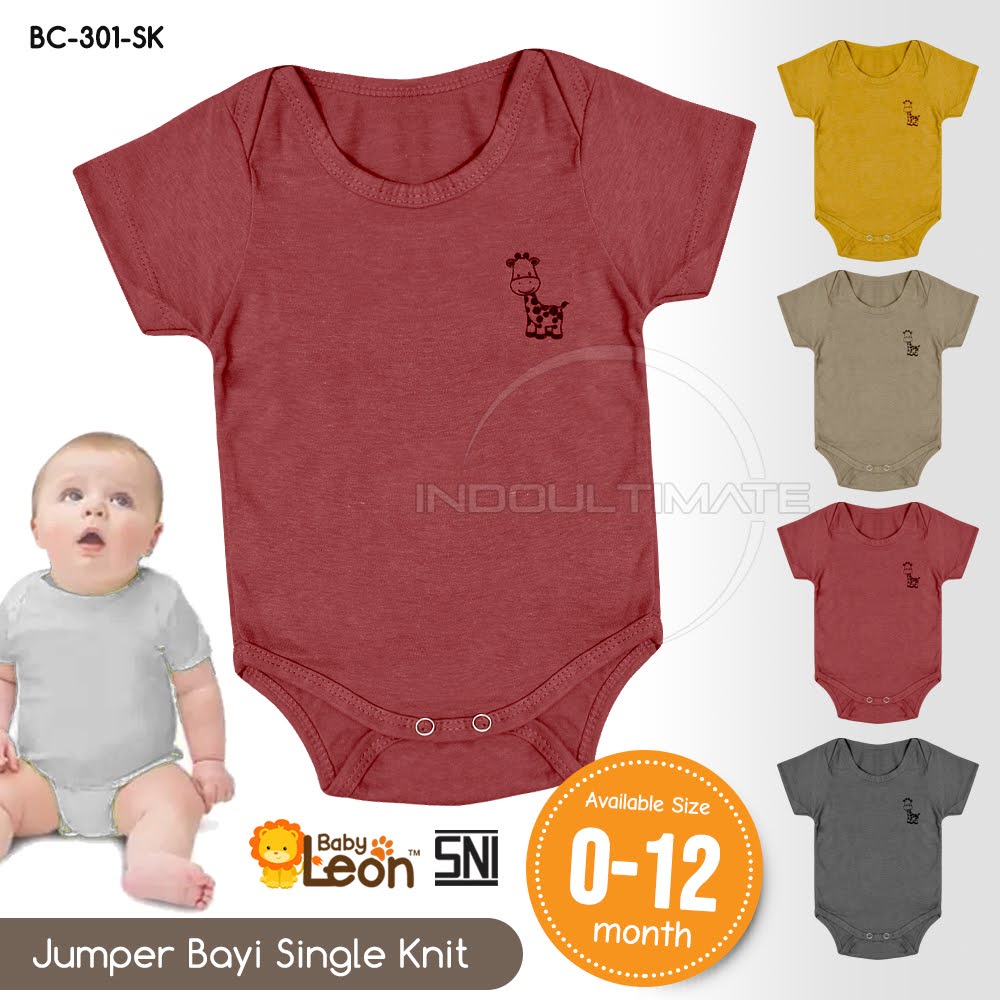 Jumpsuit Bayi Perempuan Laki-Laki Body Suit Bayi Jumper Bayi Single Knit two tone color BC-301SK Baju Bayi Cewek Cowok Kaos Bayi Pakaian Bayi Baju Tidur Anak Bayi Baju Harian bayi