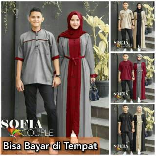  BAJU  COUPLE  KELUARGA  MUSLIM GAMIS SYARI  GAMIS BUSUI BAHAN 