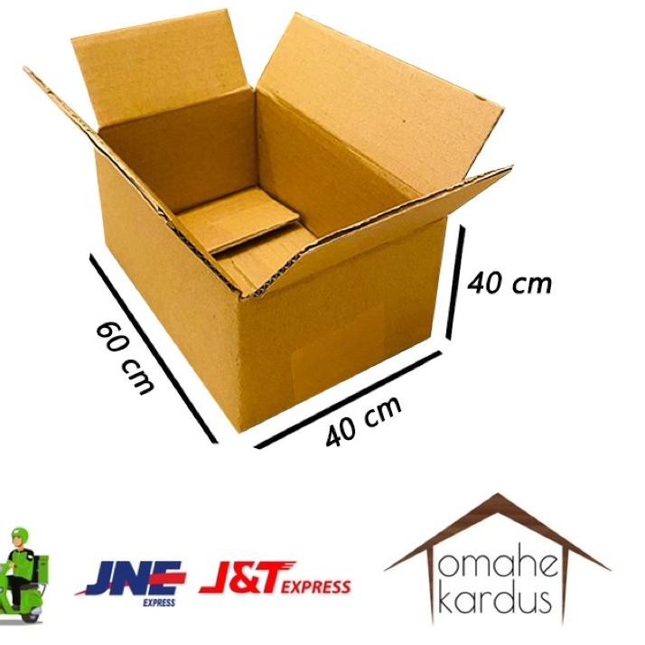 

민 kardus Karton box polos baru uk 60x40x40 cm cocock untuk pindahanBahan C/F