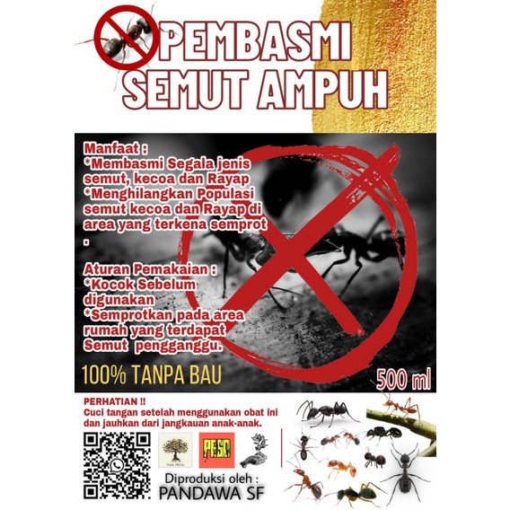 RACUN PEMBASMI SEMUT OBAT ANTI SEMUT PENGUSIR SEMUT OBAT SEMUT