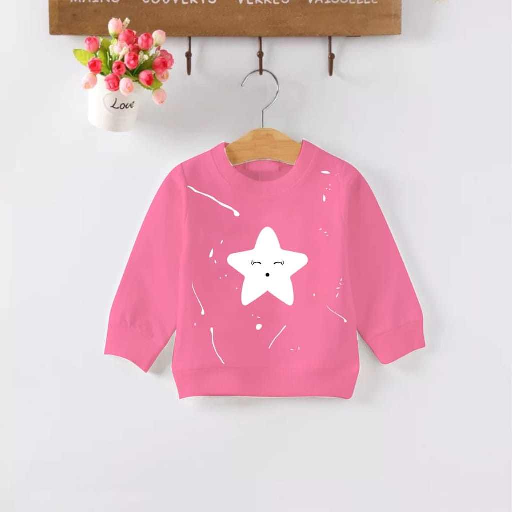 Promo Pakaian Anak Perempuan STAR Sweater Fleece Anak Perempuan Umur 1 - 5 Tahun