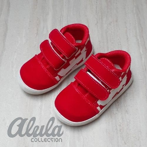 Sepatu anak laki laki motif catur vns sepatu anak sneaker murah dan terbaru