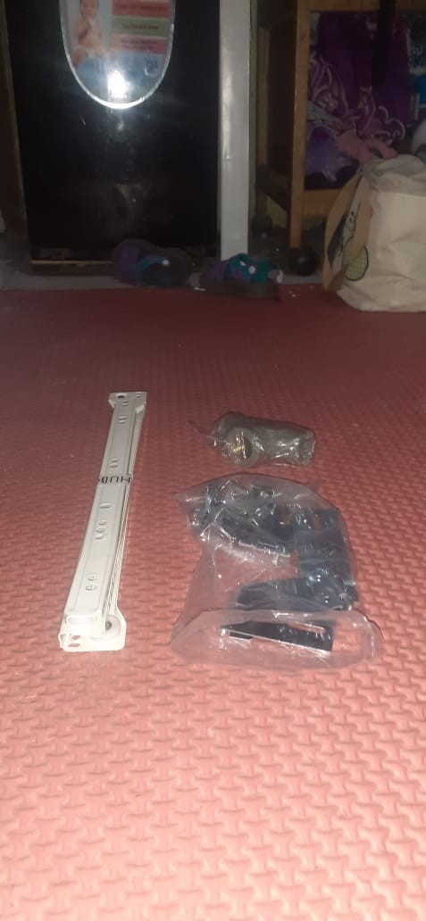 Rel Laci Single Track 35cm , Rell Laci Lemari Dorong 350mm