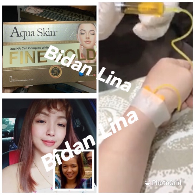 aqua skin fine gold whitening