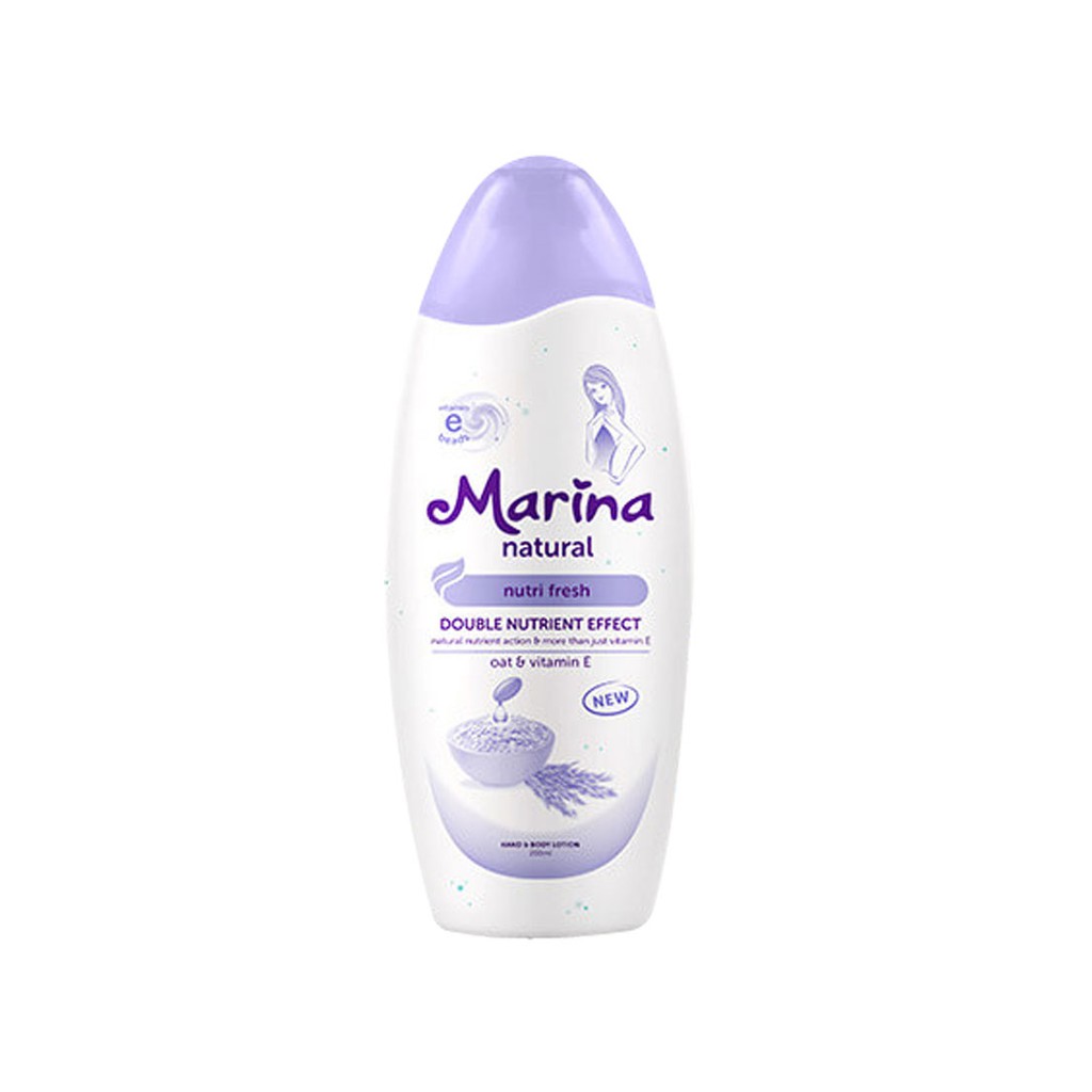 Marina hand and body lotion natural 190/200 ml