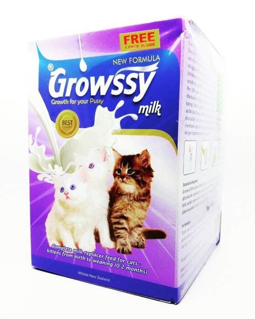 Susu Kucing Growssy Cat Milk 1 Box - Susu Anak Kucing Susu Newborn 
