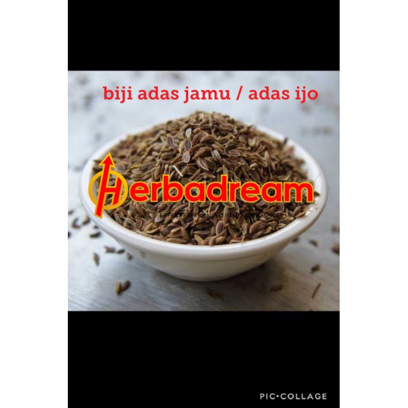 

100 GRAM BIJI ADAS JAWA JAMU IJO PEDAS FOENICULUM VULGARE FENNEL SEED HSIAO HUI SIMPLISIA KERING DRIED