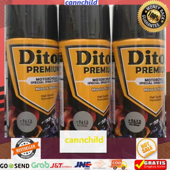 Termurah DITON CAT MOTOR 9613 ALU SILVER VELG MOTOR PREMIUM