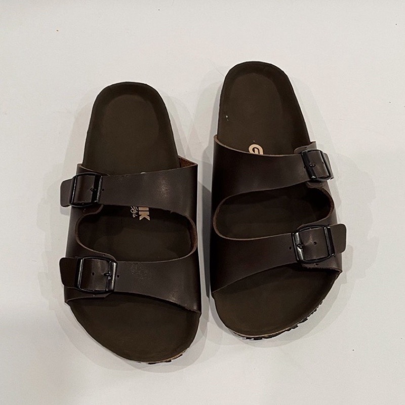 Sandal Slop Gymik Bromo Coklat Tua Original