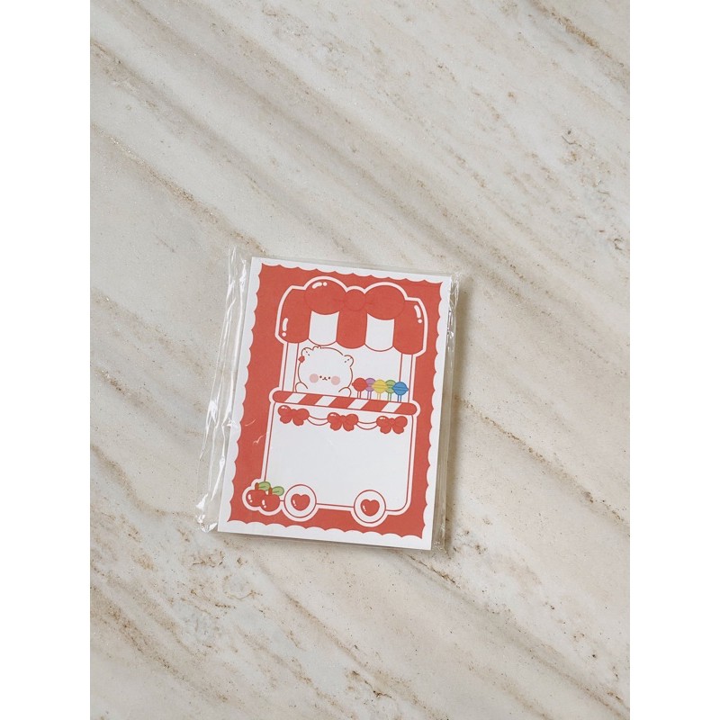 

Korean Stationery Notepad- Candy Shop