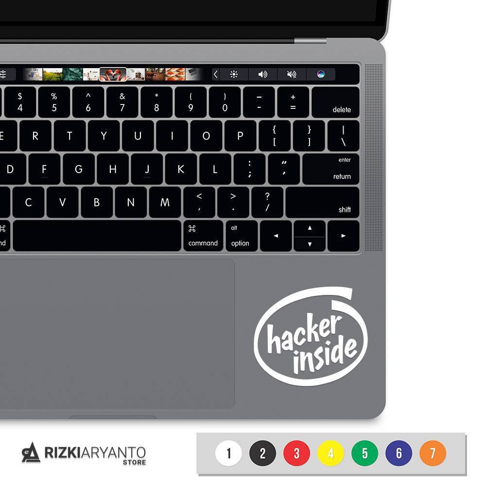 Sticker - Stiker Hacker Inside Laptop Macbook