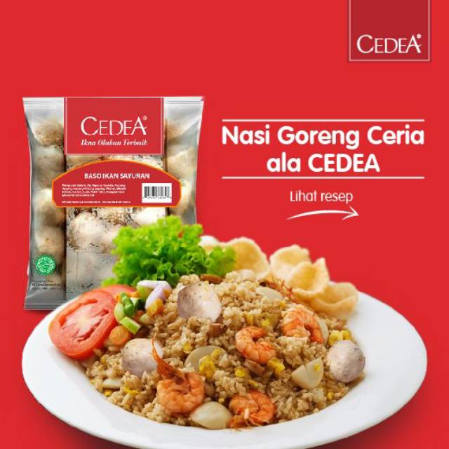 Cedea Baso Ikan Sayuran Goreng 500 gram