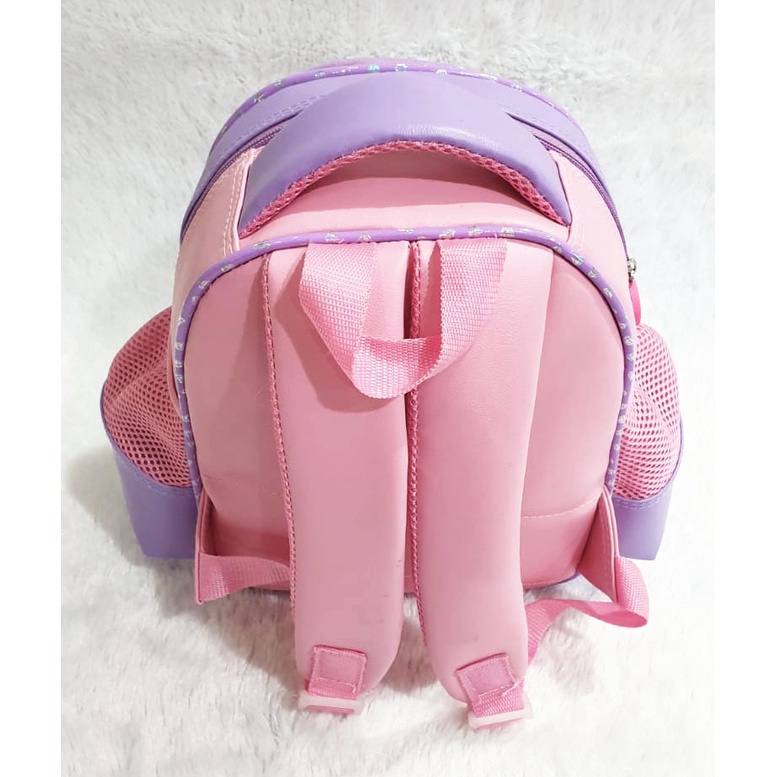 SALE PROMO TERMURAH TAS RANSEL ANAK SEKOLAH PAUD PEREMPUAN GAMBAR KUDA PONY AJAIB BAHAN KAIN SPONGE TAHAN AIR  ( Soft Timbul 11inch  )