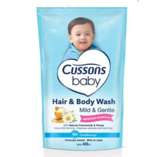 Cussons Baby Mild &amp; Gentle Hair &amp; Body Wash 100ml / 400ml