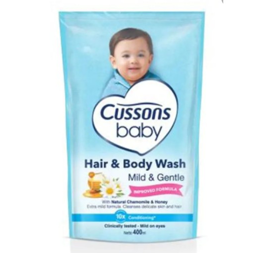 Cussons Baby Mild &amp; Gentle Hair &amp; Body Wash 100ml / 400ml