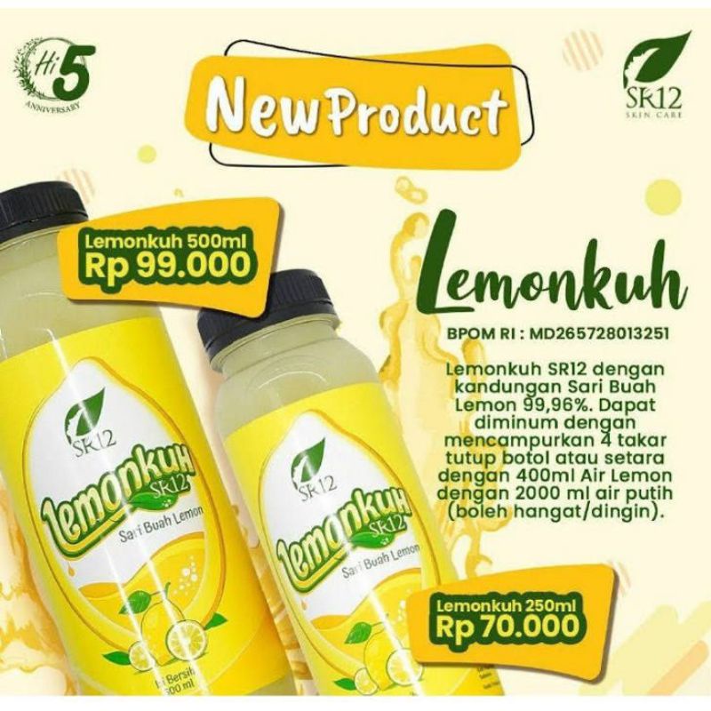 

Lemonkuh SR12 / sari buah lemon / vitamin C / herbal diet