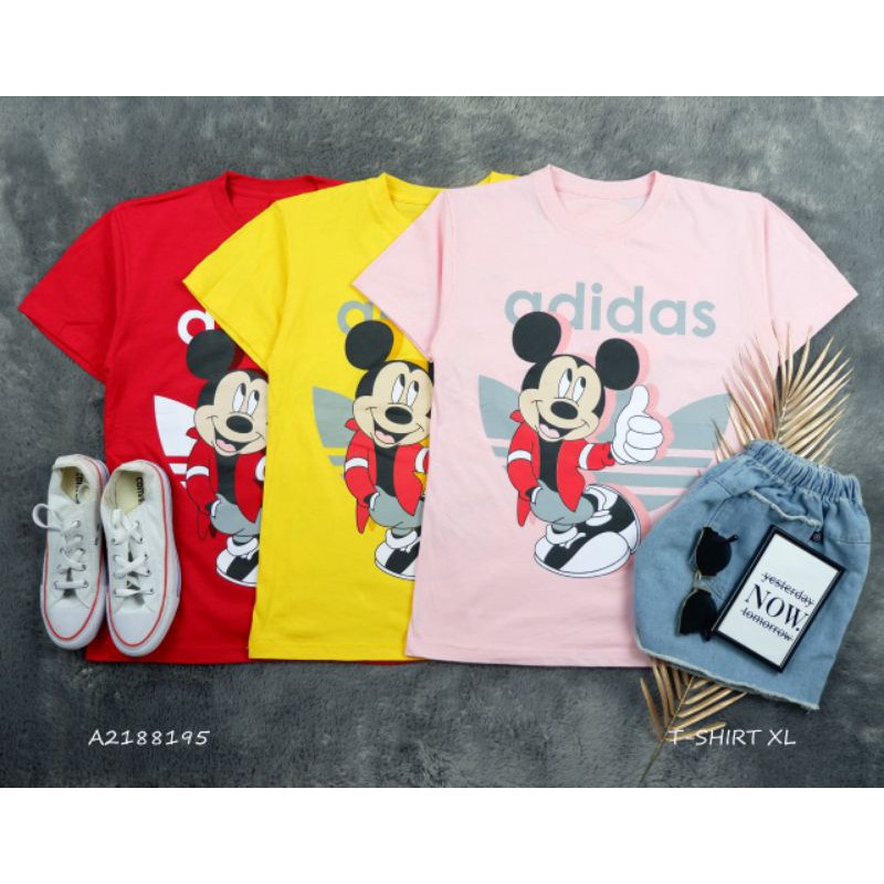kaos tshirt mickey adidas