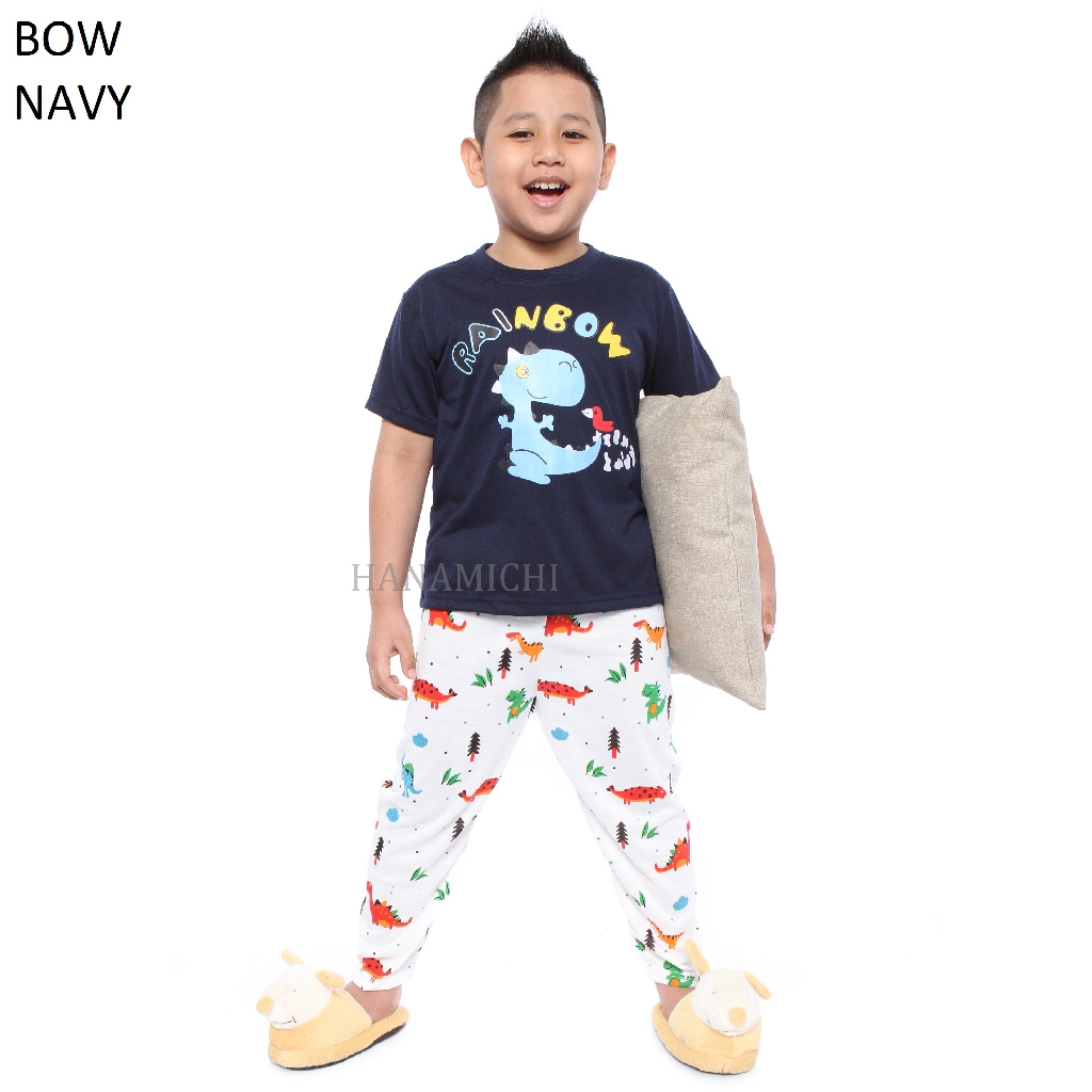 Hanamichi BOW.CP Baju Tidur Anak Lengan Pendek