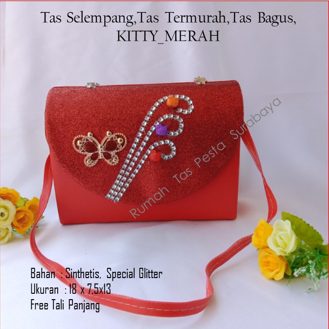 Tas Selempang,Tas Termurah,Tas Bagus,KITTY_MERAH