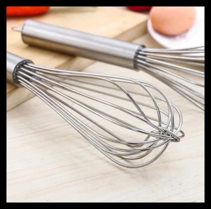 PREMIUM Kocokan Telur Full Stainless 16inch / Egg whisk / kocokan kue