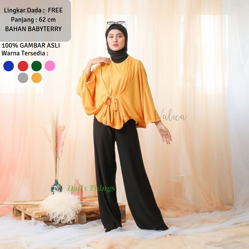 (COD) Daily Things Atasan Batwing 6 Colors Byby Fit XXXL LD FREE