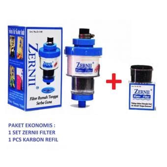 (BISA COD) Paket Hemat Filter Air Zernii Water Filter Penyaring Penjernih Kran Air Filter Kran Air